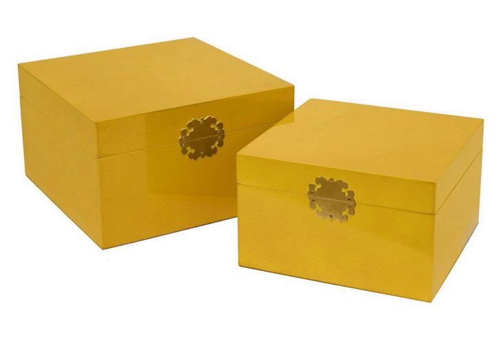 Set of 2 Royal Boxes from One Kings Lane - USD 59,00