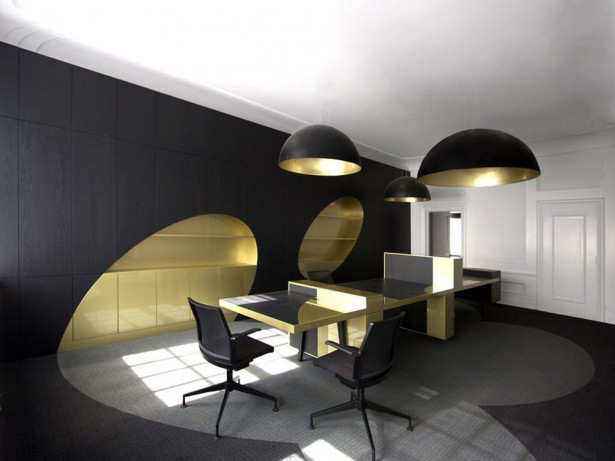 Black and Gold Interiors by VKV Visuals