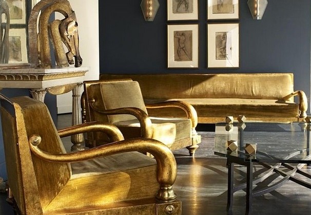 Black and Gold Interiors by VKV Visuals