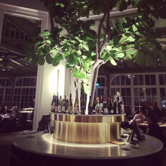 A huge Fiddle Rig in the recently opened restaurant De Plantage, next to the famous Artis Zoo in Amsterdam, Holland - via Alexandra Roskam
