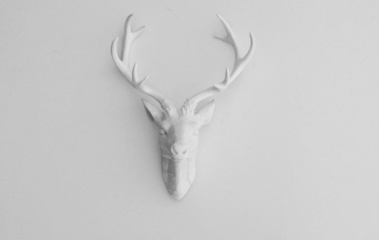 Lovely ceramic antlers, very subtle