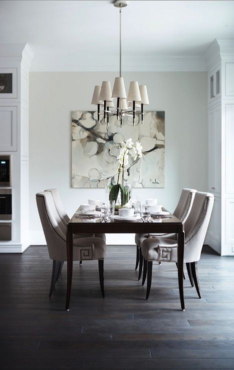 Another Ventana Chandelier in this muted interior