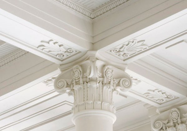 High and Ornate Ceilings