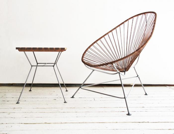 A leather Acapulco chair - via Remodelista