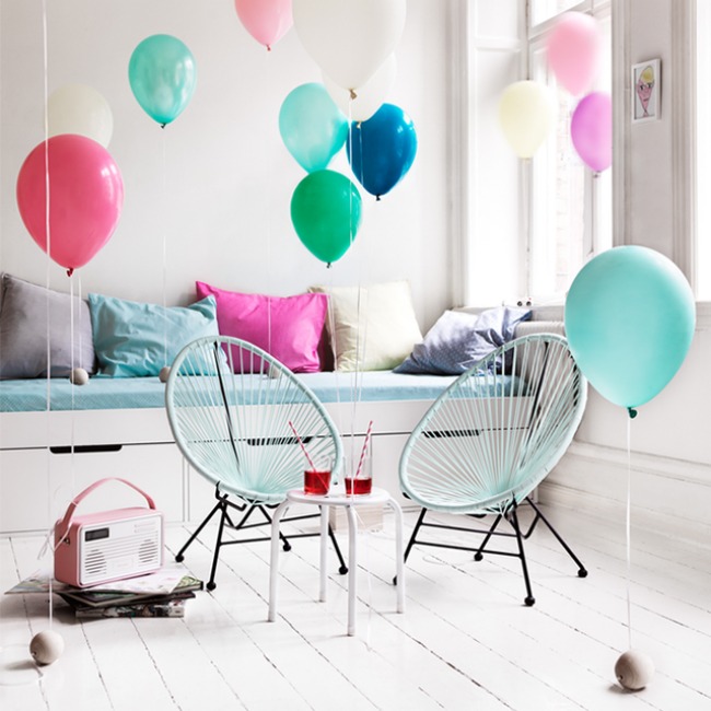 Some mini-Acapulco's for the children's room - via Simply Fabulous Chic