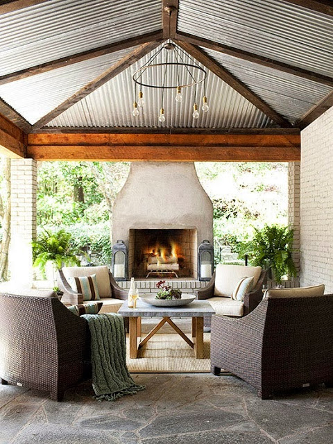 Outdoor Fireplace