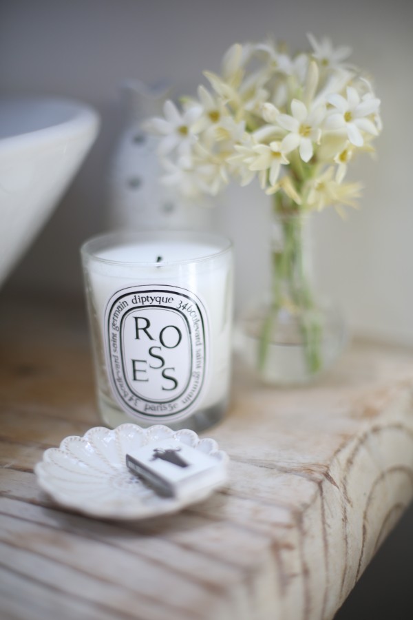 The well-known aromatic candles by Diptyque