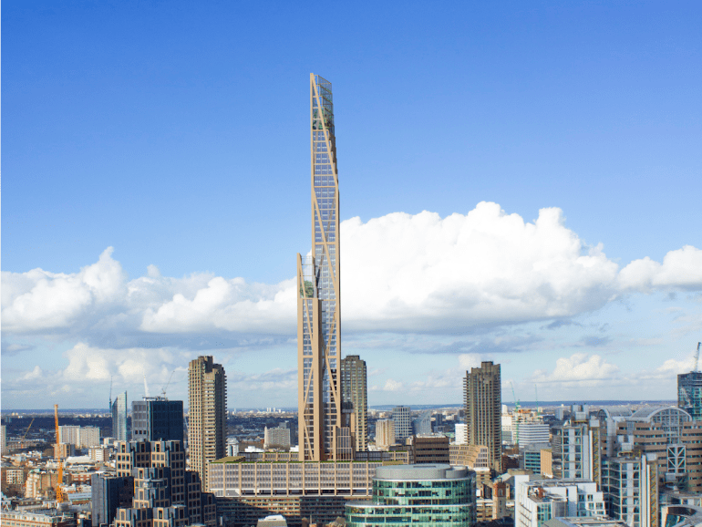 Wooden Skyscraper