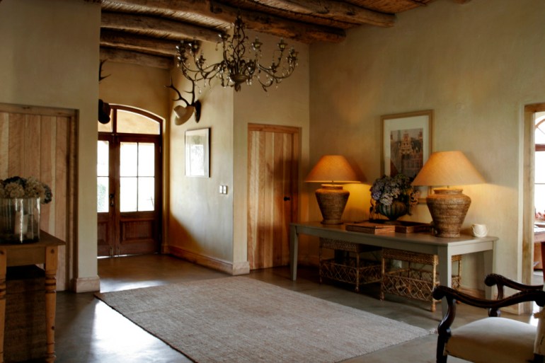 The entrance