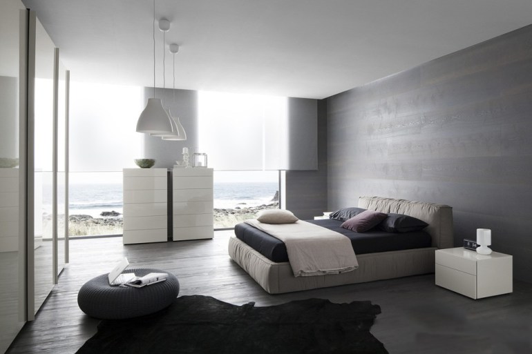 Modern Grey Bedroom