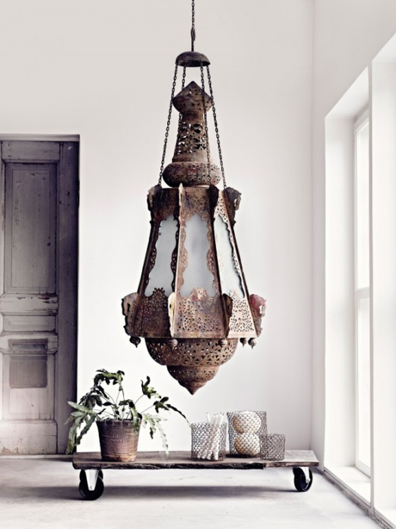 Antique Moroccan Lantern