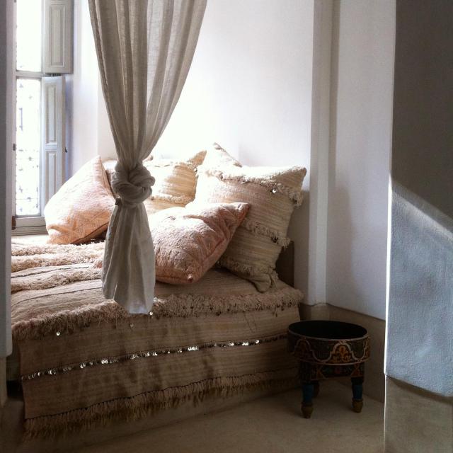 Riad-style nook for reading