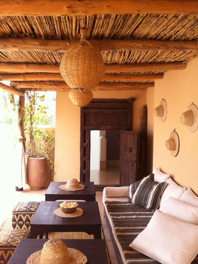 Mediterranean farmhouse porch