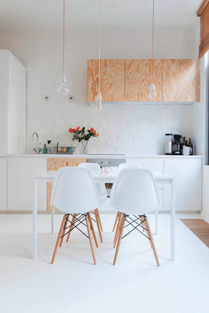 Eames DSW Dining chair, designed in 1950,  via 79 Ideas