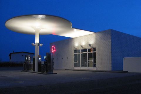 Petrol Station completed in 1936