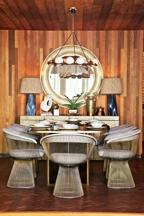 Sidney beach house dining room designed by Kelly Wearstler