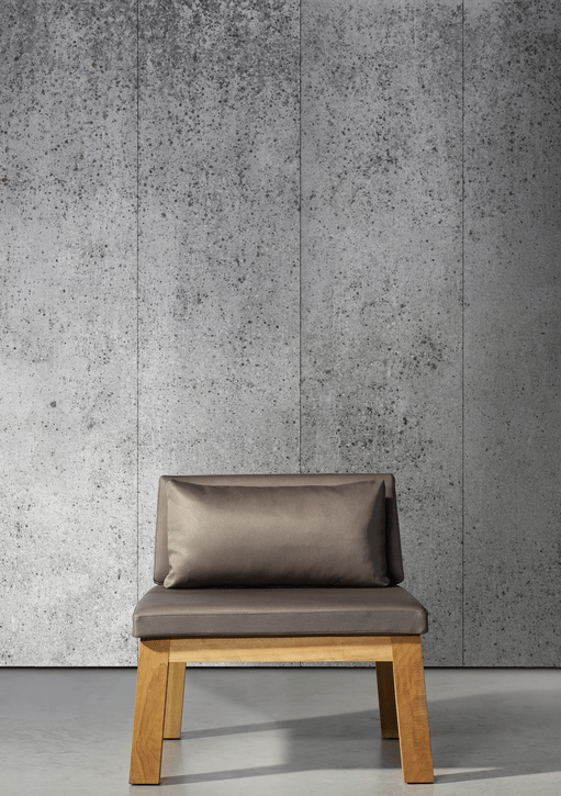 Concrete wallpaper by Dutch designer Piet Boon via NLXL