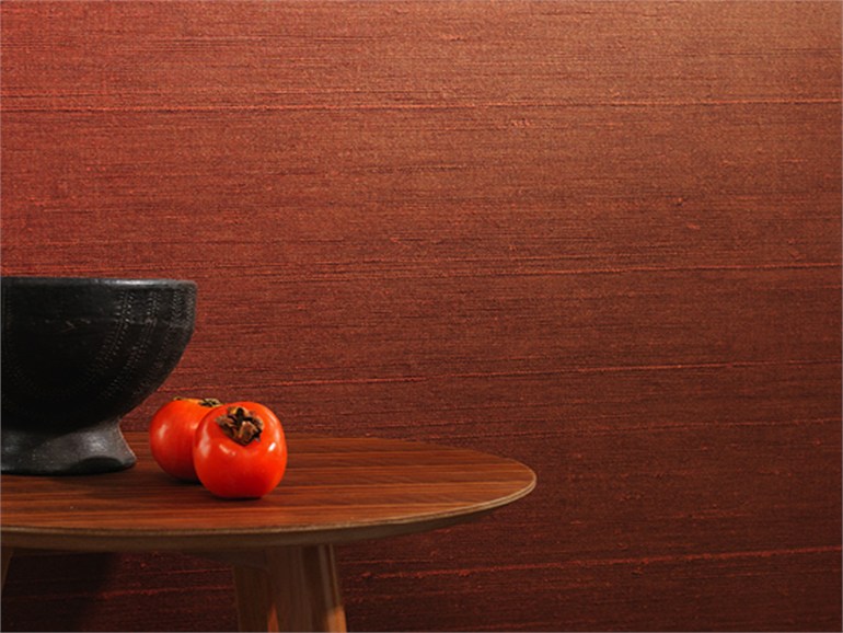 Elitis Kandy wallpaper, silk on your walls!