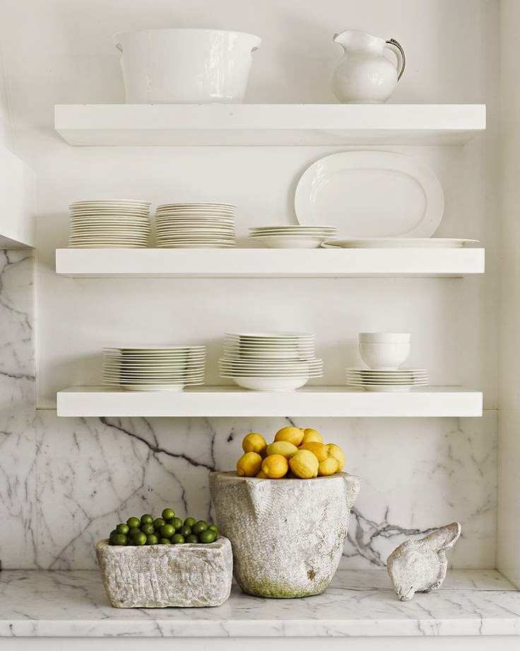 LET THERE BE WHITE - Less is more, wonderful simple white porcelains by Jeffrey Alan Marks via Design Chic