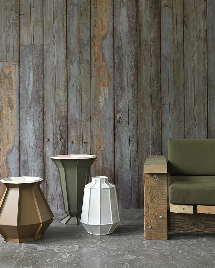 Another Scrapwood wallpaper by Dutch designer Piet Hein Eek