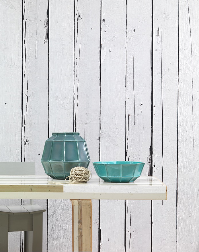 Scrapwood wallpaper by Dutch designer Piet Hein Eek via NLXL
