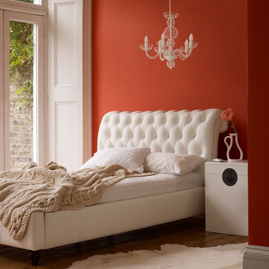 Bedroom orange - via Sandy Deppe
