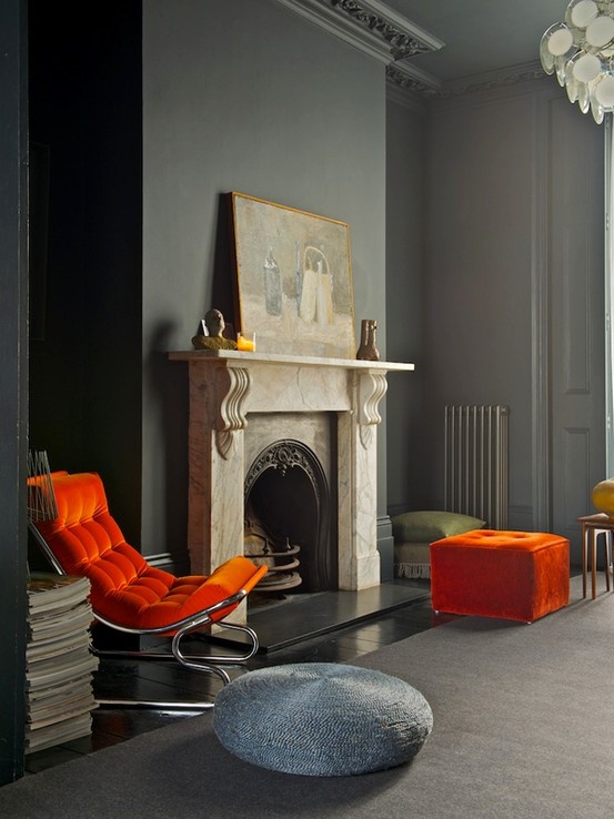 Contemporary orange - via Sarah Kaye