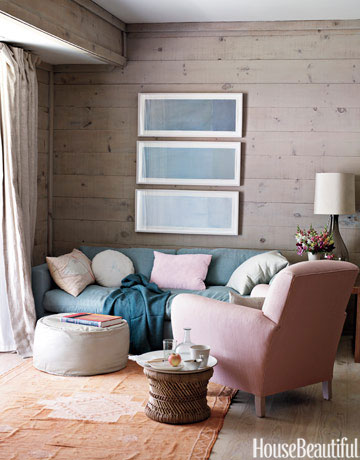 Shelter Island USA beach house interior designed by Maxwell MacDonald and Andrew Corrie via House Beautiful