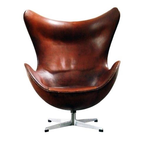 Vintage Egg chair in leather