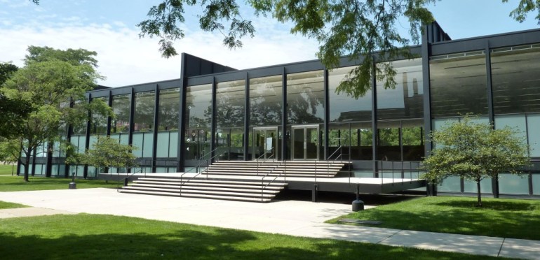 The S.R. Crown Hall at the Illinois Insitute of Architecture, completed in 1956