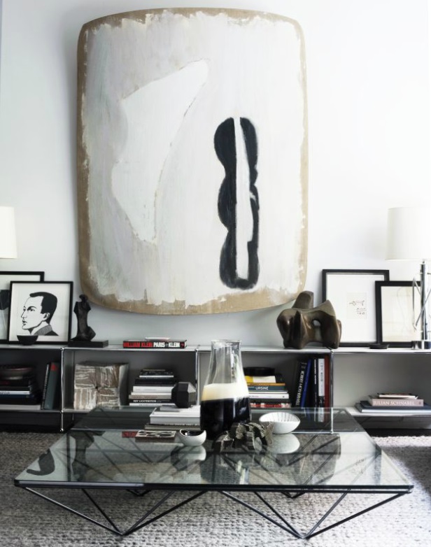 Contemporary black & white interiors - via David Prince Photography