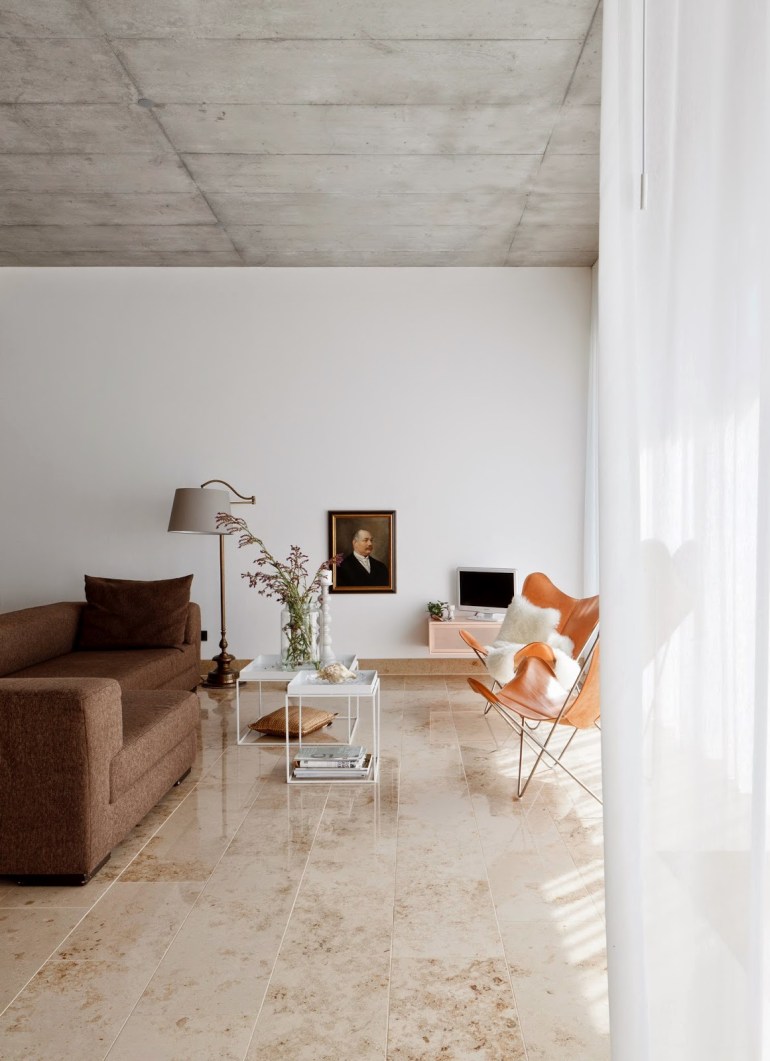 Butterfly chairs in a German house designed by Studio Oink - via My Scandinavian Home
