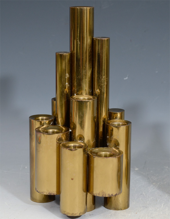 Brass candleholder by Gio Ponti - via 1stDibs
